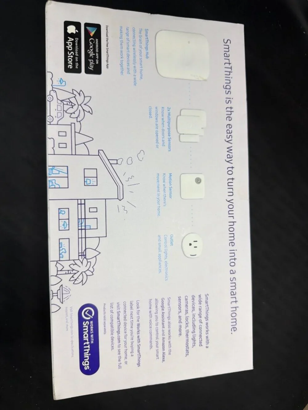 Samsung SmartThings Home Monitoring Kit STH-ETH-250 Hub Sensors Outlet New Box